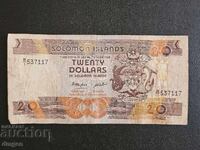 20 dollars Solomon Islands 1986