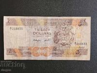 20 dollars Solomon Islands 1986