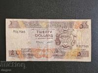 20 dollars Solomon Islands 1986