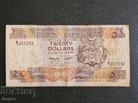 20 dollars Solomon Islands 1986