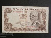 100 pesetas Spania 1970