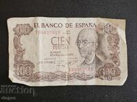 100 pesetas Spania 1970