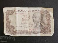 100 pesetas Spain 1970