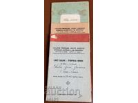 St. Joseph French College Notebooks and receipt