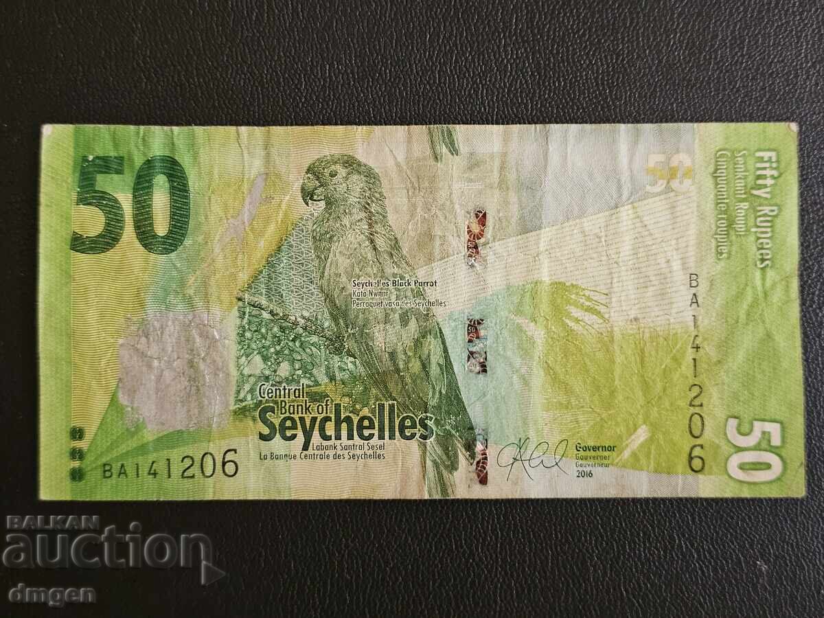 50 de rupii Seychellois