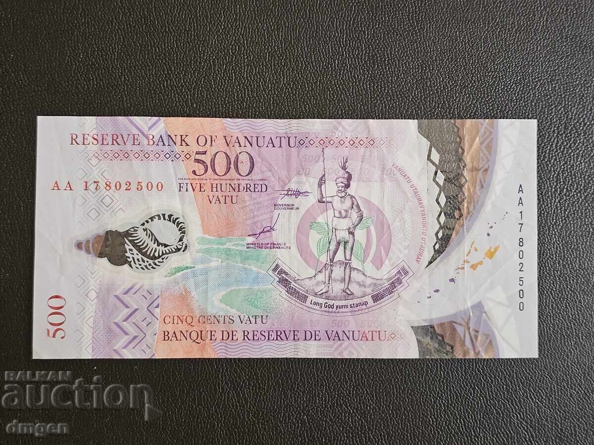 500 vatu Vanuatu polymer