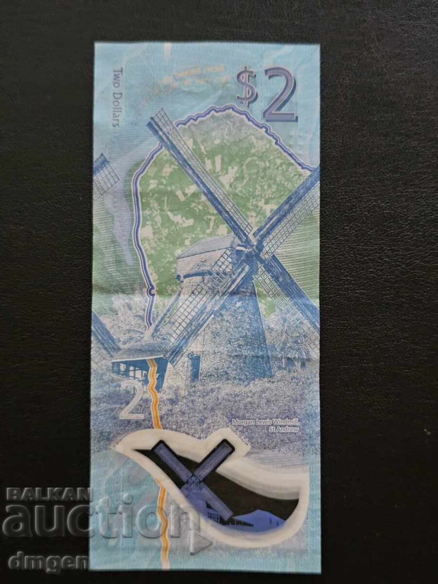 2 dollars Barbados 2022 polymer with price 4.00 BGN | € 2.05 2 dollars Barbados 2022 polymer with price 4.00 BGN | € 2.05