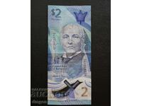 2 dolari Barbados 2022 polimer