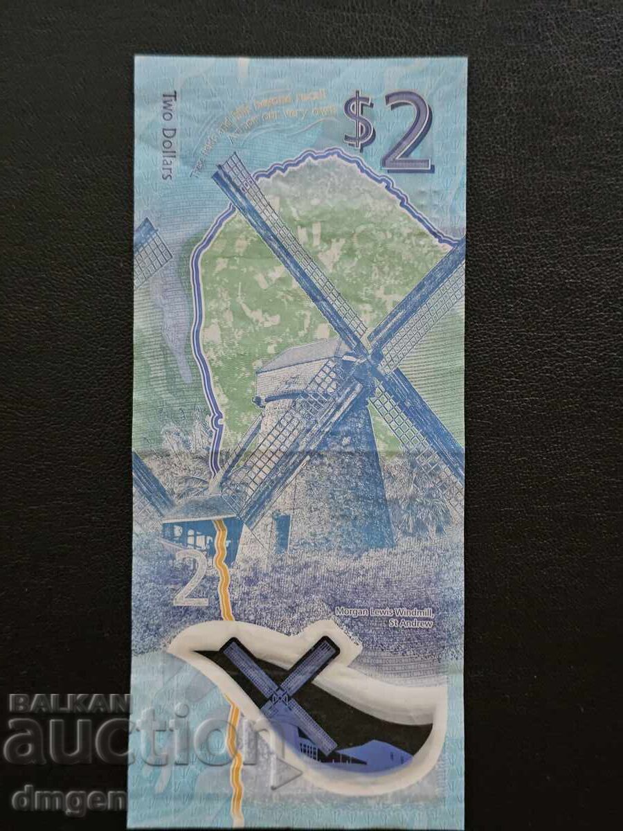 2 dollars Barbados 2022 polymer with price 4.50 BGN | € 2.30 2 dollars Barbados 2022 polymer with price 4.50 BGN | € 2.30