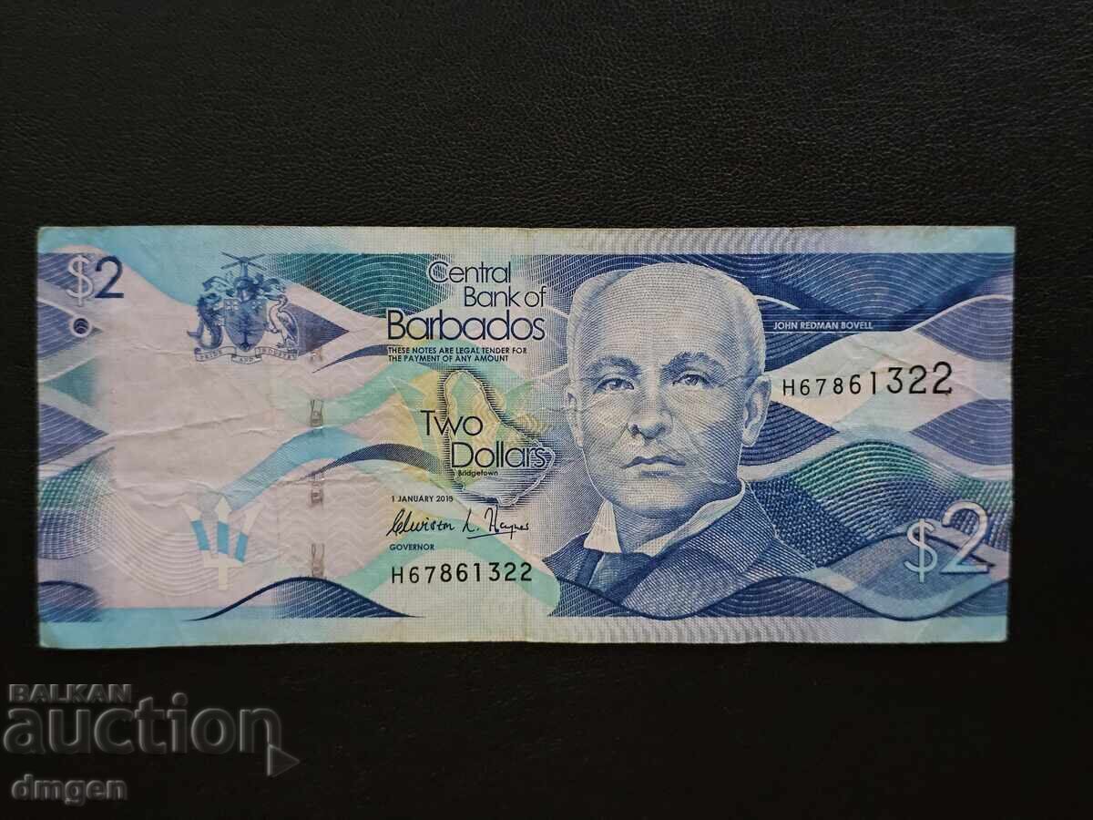 2 dollars Barbados 2013 2 dollars Barbados 2013