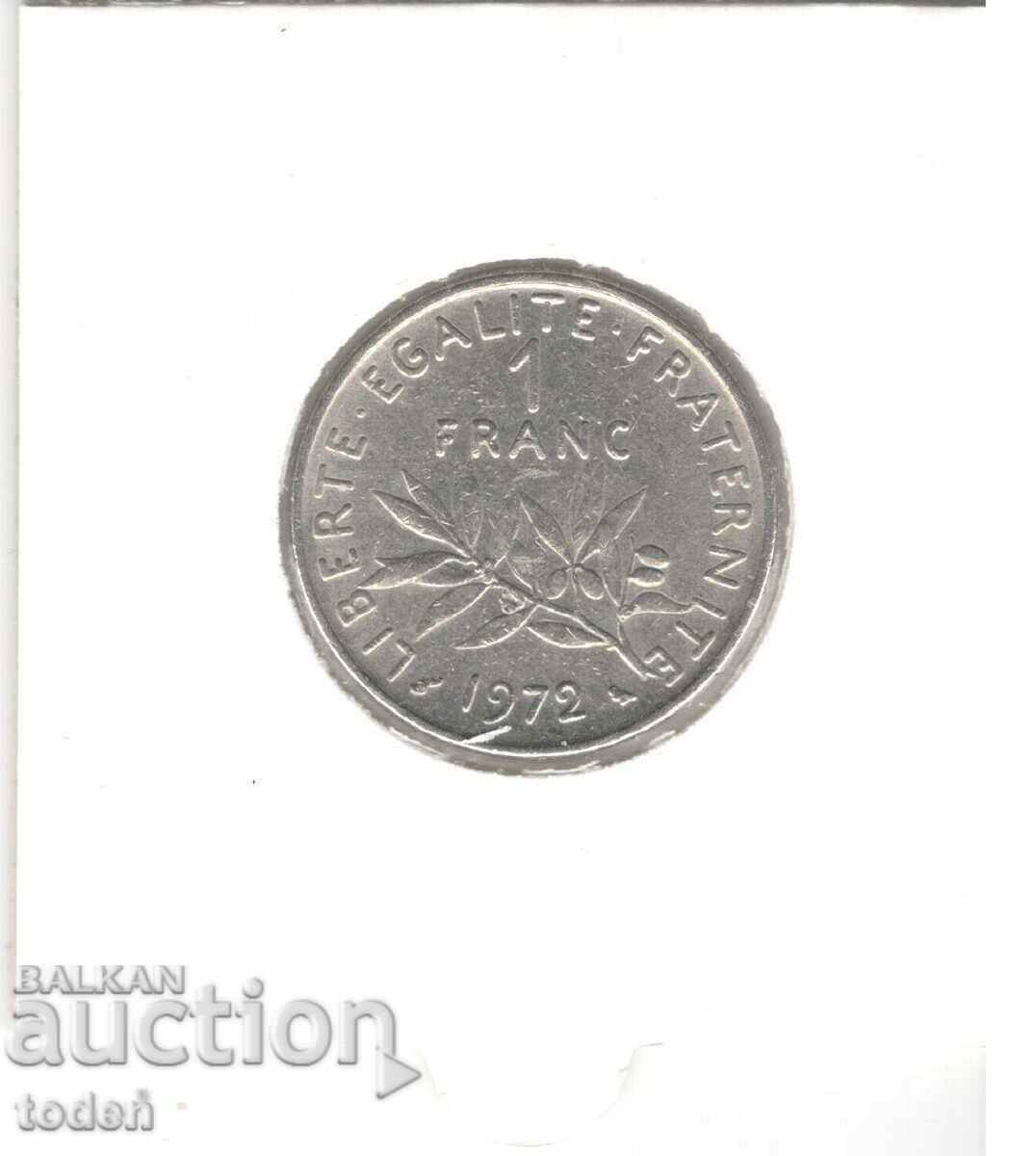 Auction France-1 Franc-1972-KM# 925.1-Signature "O. Roty" Auction France-1 Franc-1972-KM# 925.1-Signature "O. Roty"