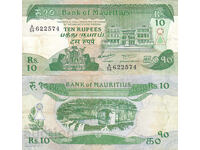 tino37- MAURITIUS - 10 RUPEES - 1985