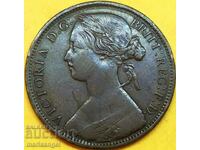 Great Britain 1 penny 1862 30mm bronze