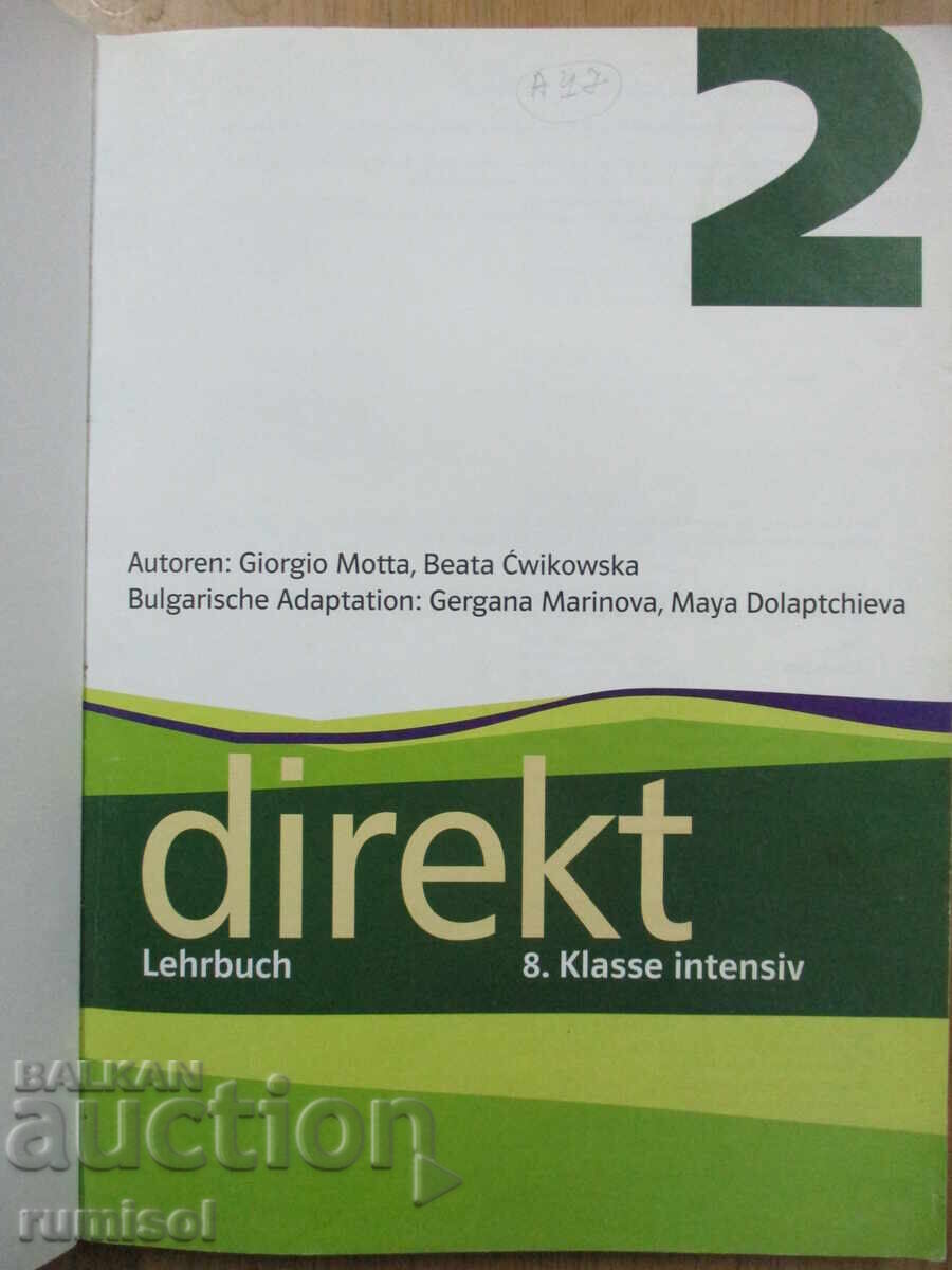 Direkt 2 - Lehrbuch 8. Klasse intensiv with price 15.59 BGN | € 7.97 Direkt 2 - Lehrbuch 8. Klasse intensiv with price 15.59 BGN | € 7.97