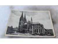 Postcard Cologne Cathedral South Side