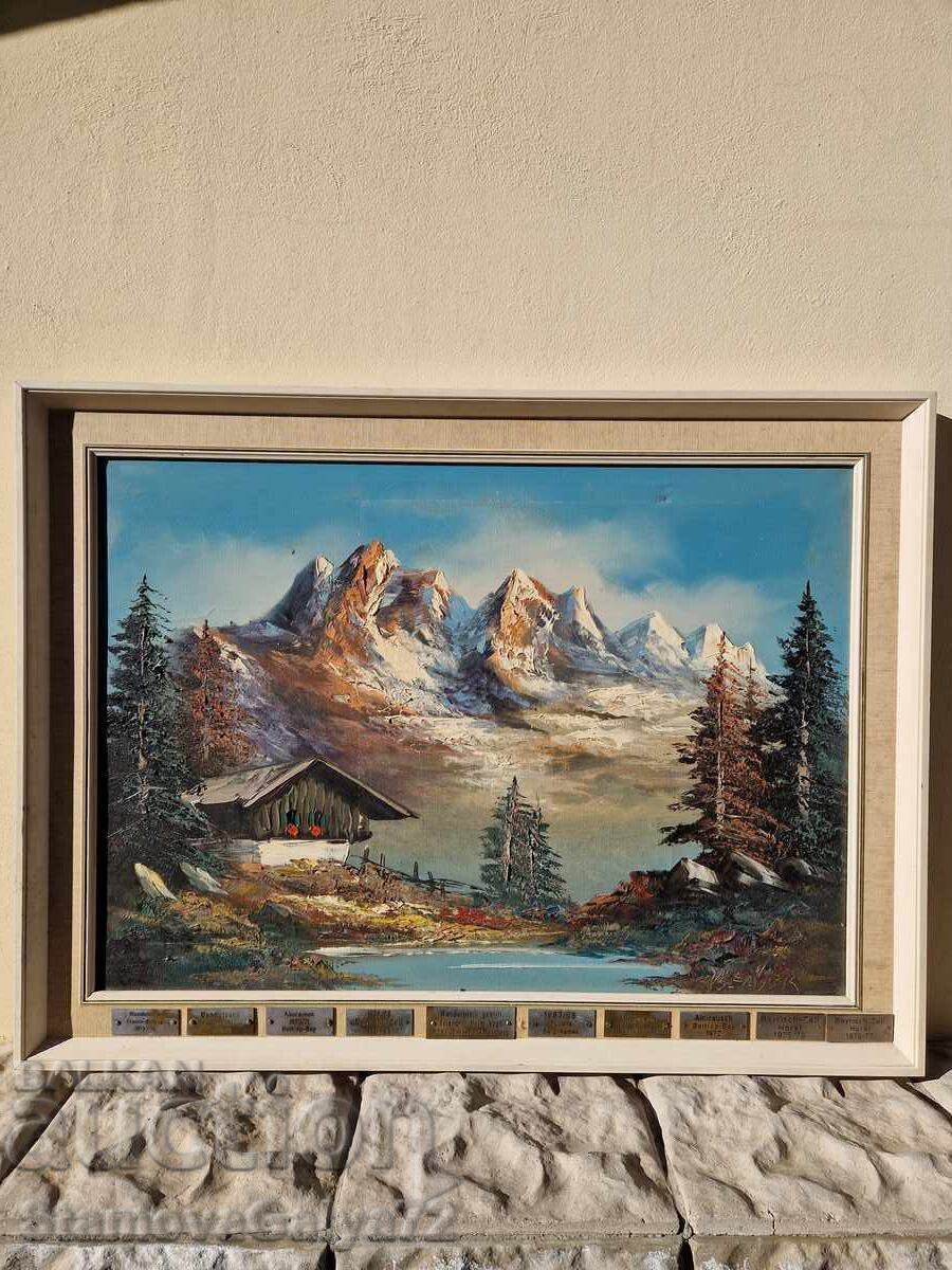 Unique antique original painting oil on canvas with price 488.00 BGN | € 249.51 Unique antique original painting oil on canvas with price 488.00 BGN | € 249.51