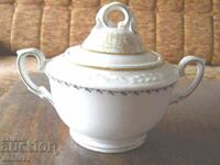 Large porcelain sugar bowl "Bavaria" (Germany)