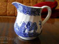 Porcelain milk jug - England