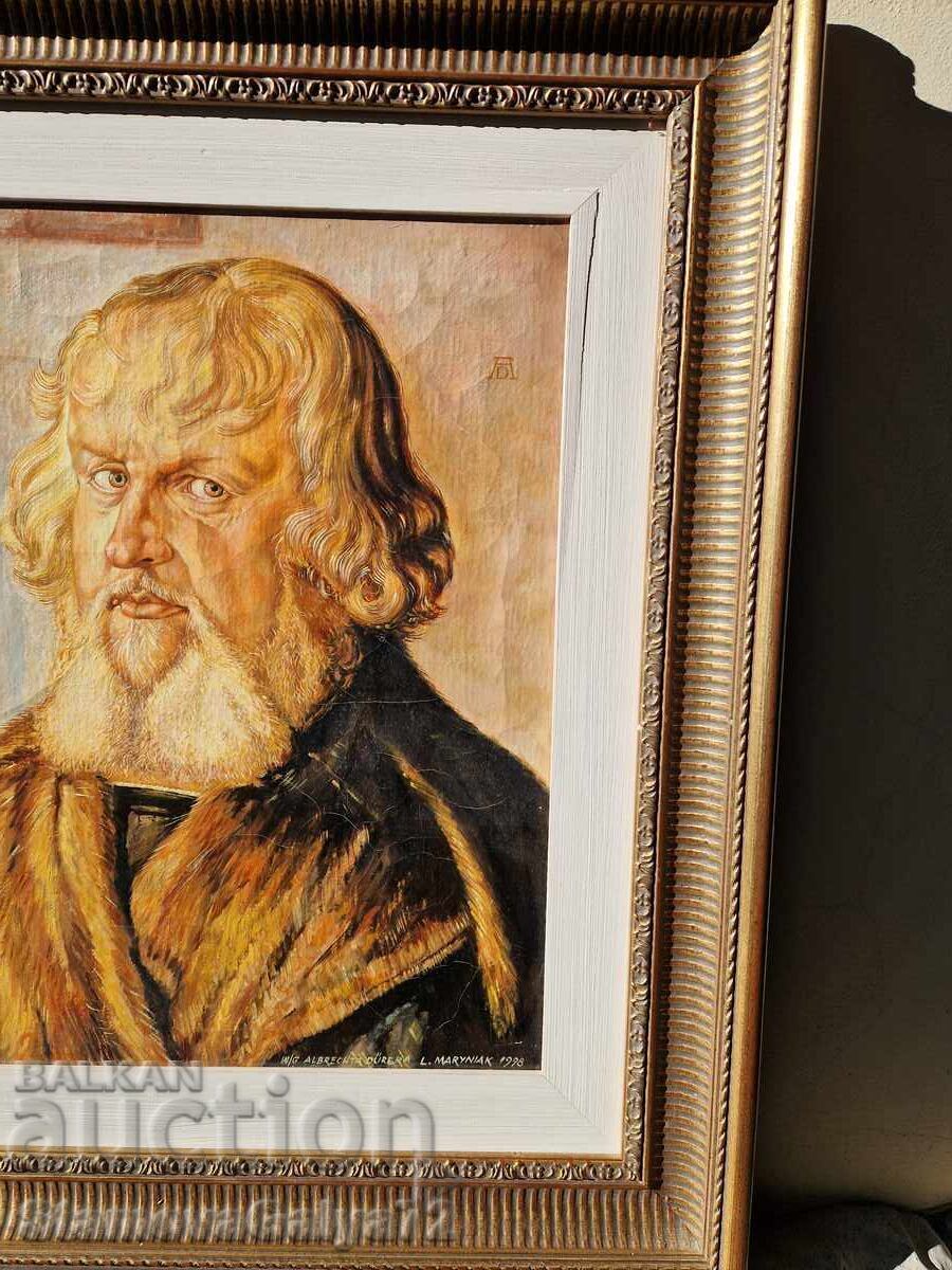 Прекрасна немска картина портрет - 6