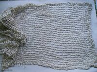 Old hand-knitted scarf 195/70 cm