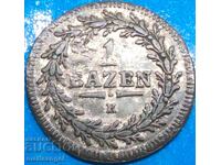 Switzerland 1 batzen 1815 canton St. Gallen silver - quite rare