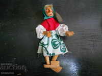 Old wooden children's toy (grandmother Yaga)