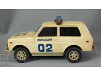 Lada Niva Old Russian Plastic Toy Model Car Militia