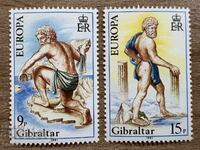 Gibraltar - Timbre Europa - Folclor (1981) MNH