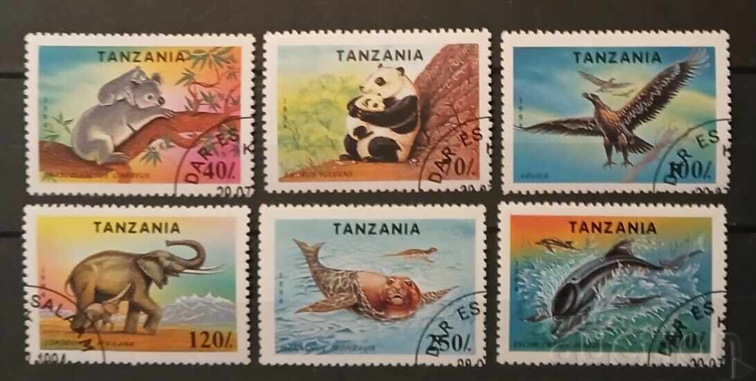 Tanzania 1994 Ștampila Păsări