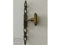 Brass handle with ornament for cabinet