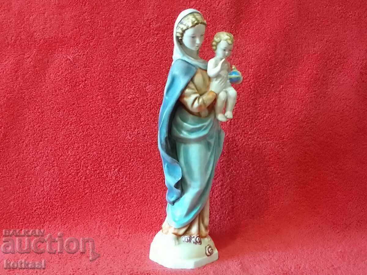 Old porcelain Virgin Mary with Child Goebel God Faith Religion with price 385.50 BGN | € 197.10 Old porcelain Virgin Mary with Child Goebel God Faith Religion with price 385.50 BGN | € 197.10