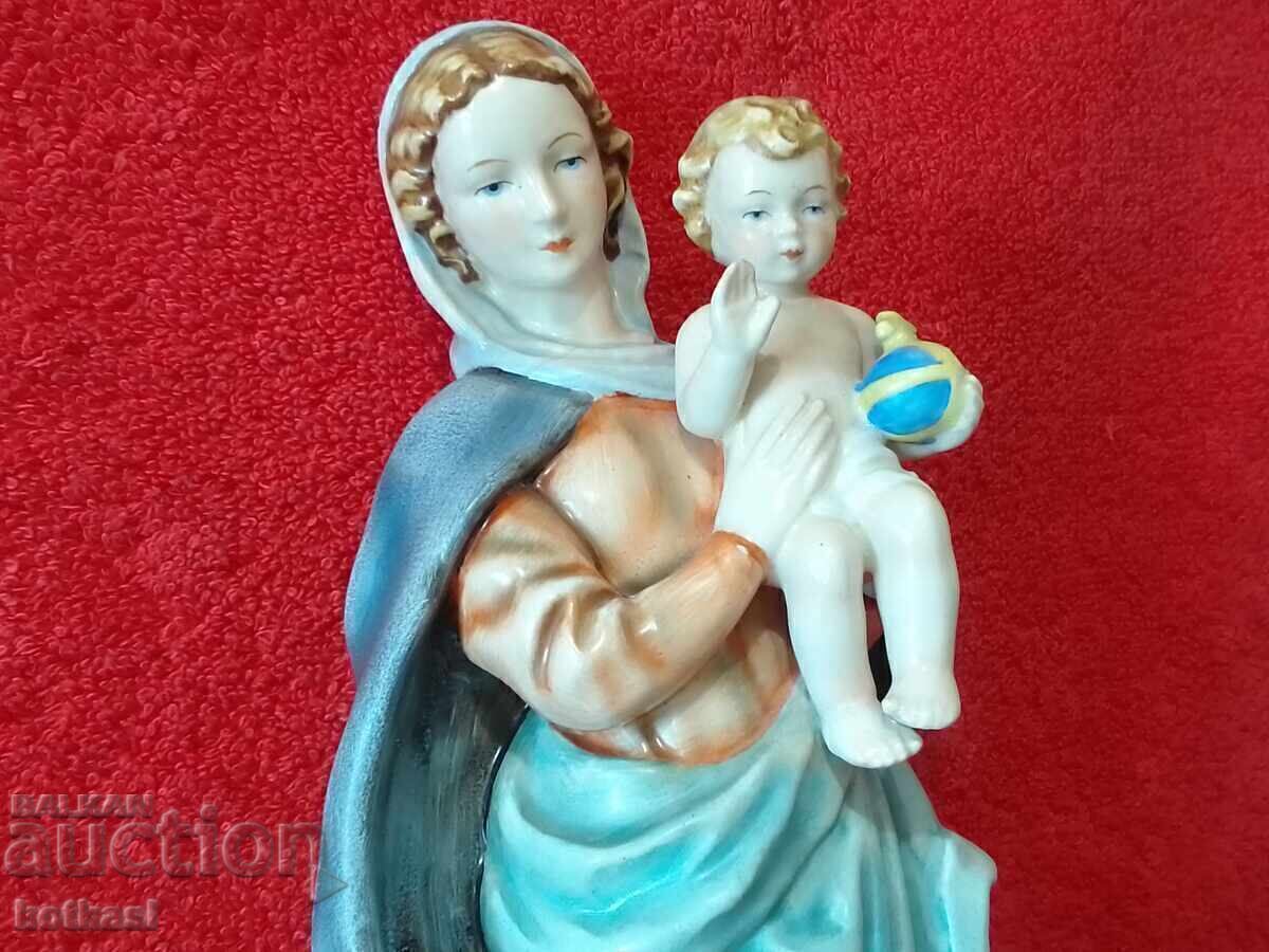 Old porcelain Virgin Mary with Child Goebel God Faith Religion - 6 Old porcelain Virgin Mary with Child Goebel God Faith Religion - 6