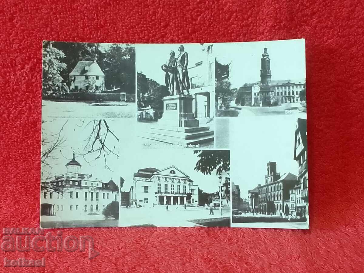 Weimar old postcard Shumen 1967 Weimar old postcard Shumen 1967