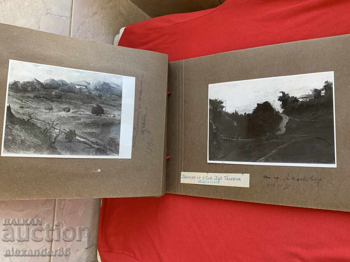 Livrarea Ivan Getsov, artist, fotografii vechi de picturi
