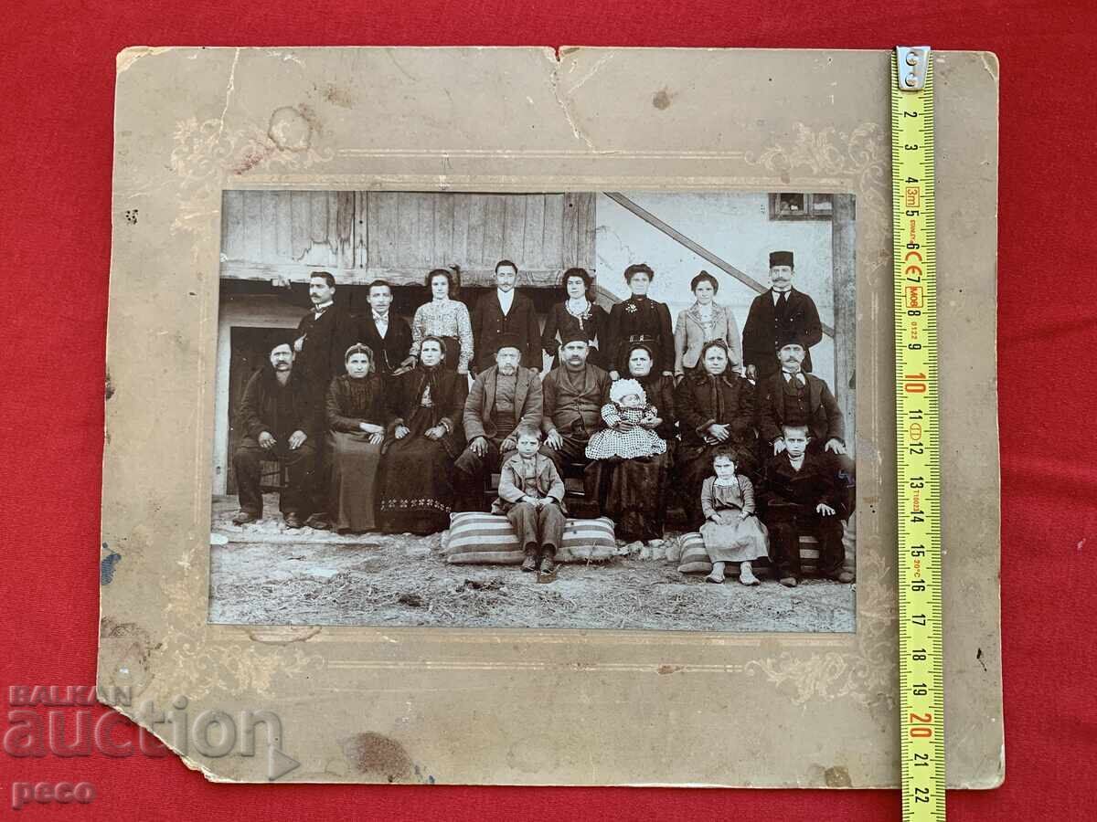 Delivery of Lyaskovets 1901 old family photo