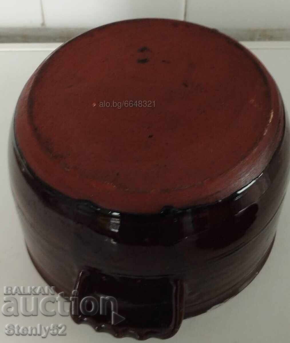 Clay glazed dish for oven dishes with price 35.00 BGN | € 17.90