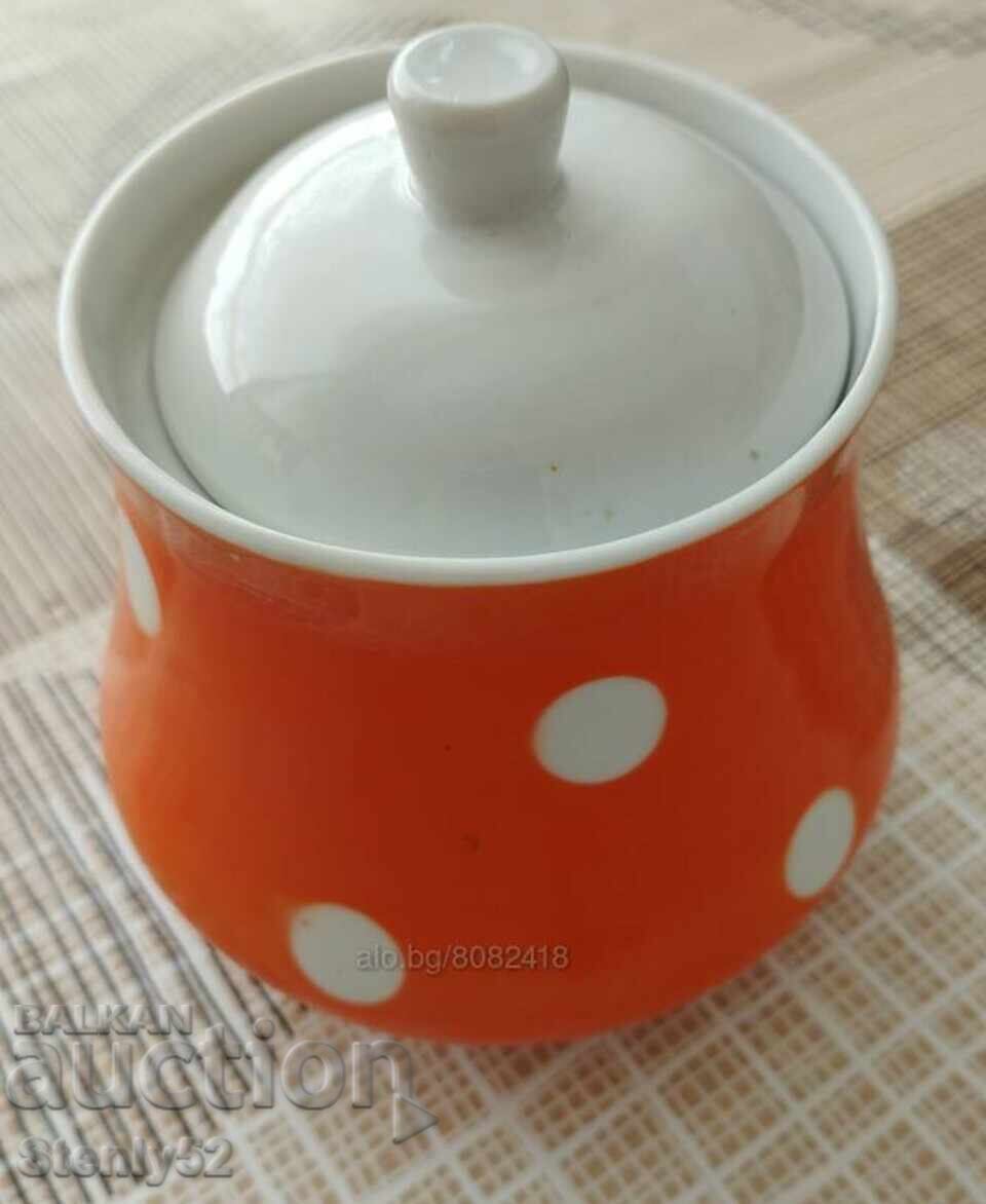 Russian (USSR) porcelain sugar bowl Russian (USSR) porcelain sugar bowl