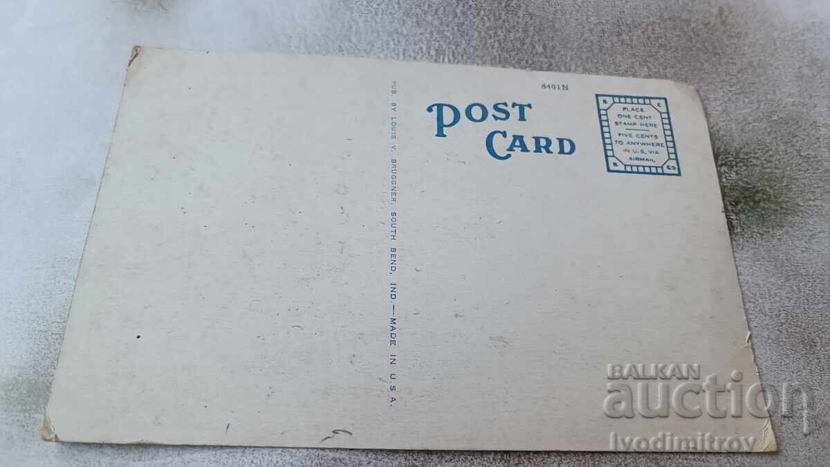 Indiana Union Station South Bend Postcard with price 1.65 BGN | € 0.84 Indiana Union Station South Bend Postcard with price 1.65 BGN | € 0.84