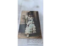 Postcard Young Girl 1909