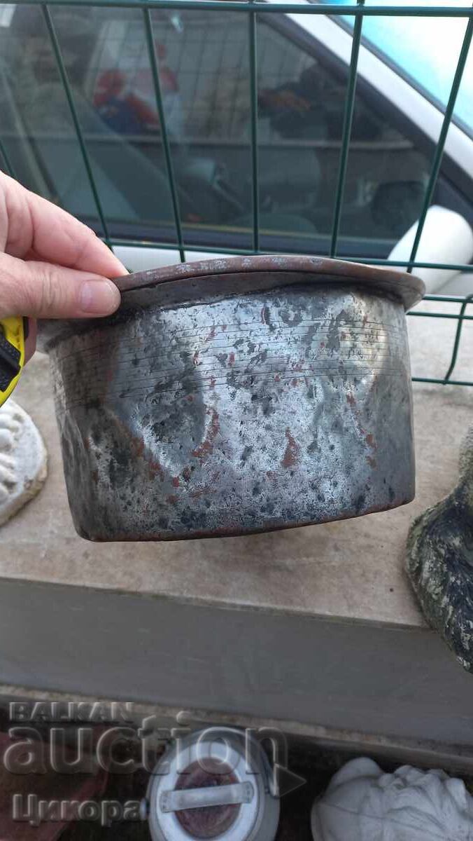 CURU VECHI VASO VASO PLAC SOS CUPRU - 7