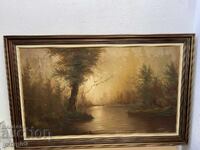 Large painting - forest landscape. 6309