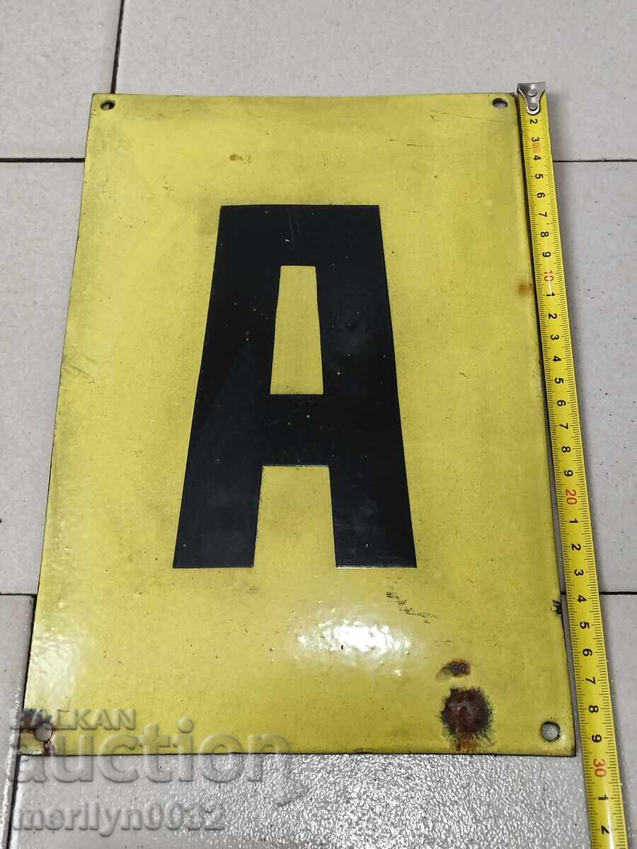 Auction Enamel social plate, plate Auction Enamel social plate, plate