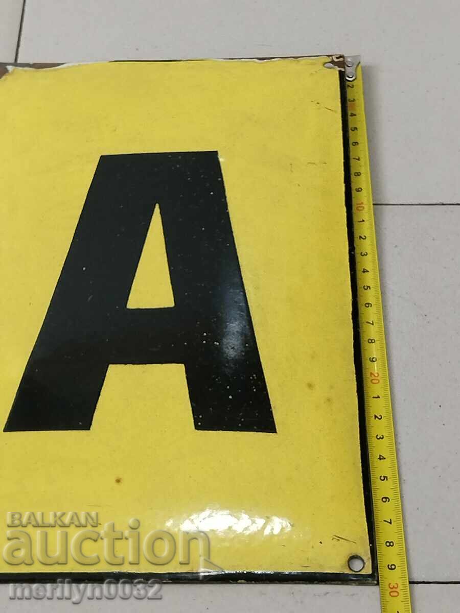 Auction Enamel social plate, plate Auction Enamel social plate, plate