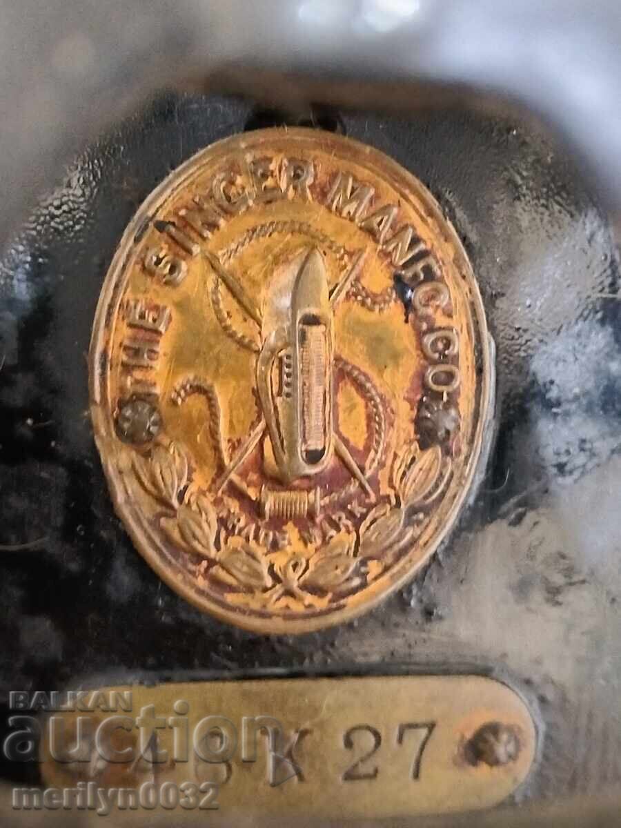 Old manual sewing machine "SINGER", RARE RRR, working - 5 Old manual sewing machine "SINGER", RARE RRR, working - 5