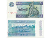 tino37- MYANMAR / BURMA/ - 1 KYAT - 1996 - UNC