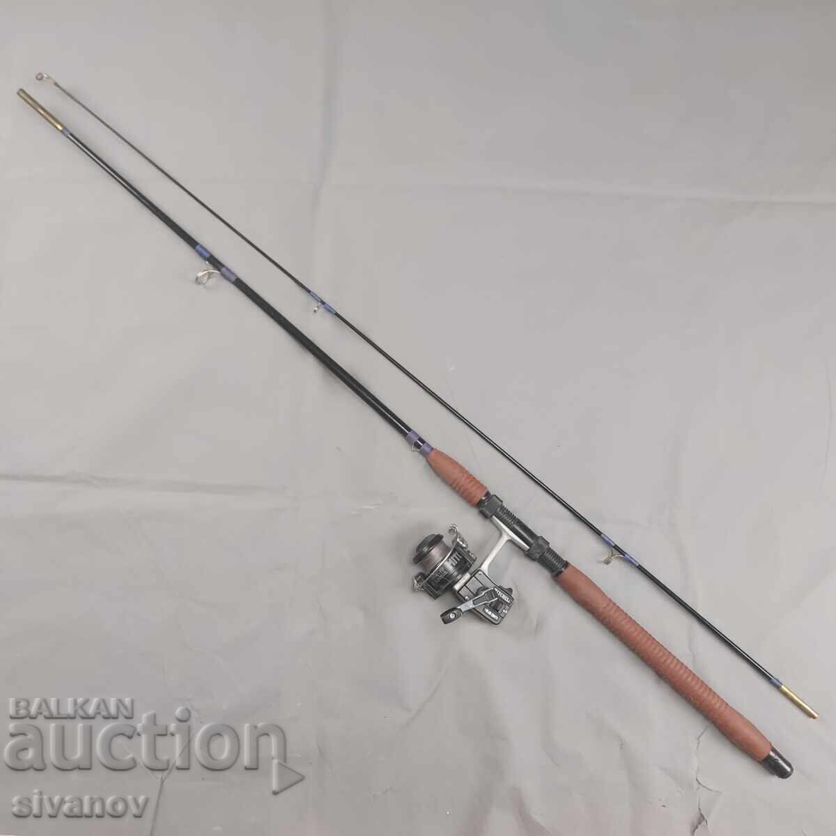 Old fishing rod with reel Mitchell 4430 Mitchell 235cm SG2027