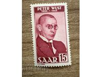 Germany/Saar - 10 years since the death of Peter Wust... (1950) MH