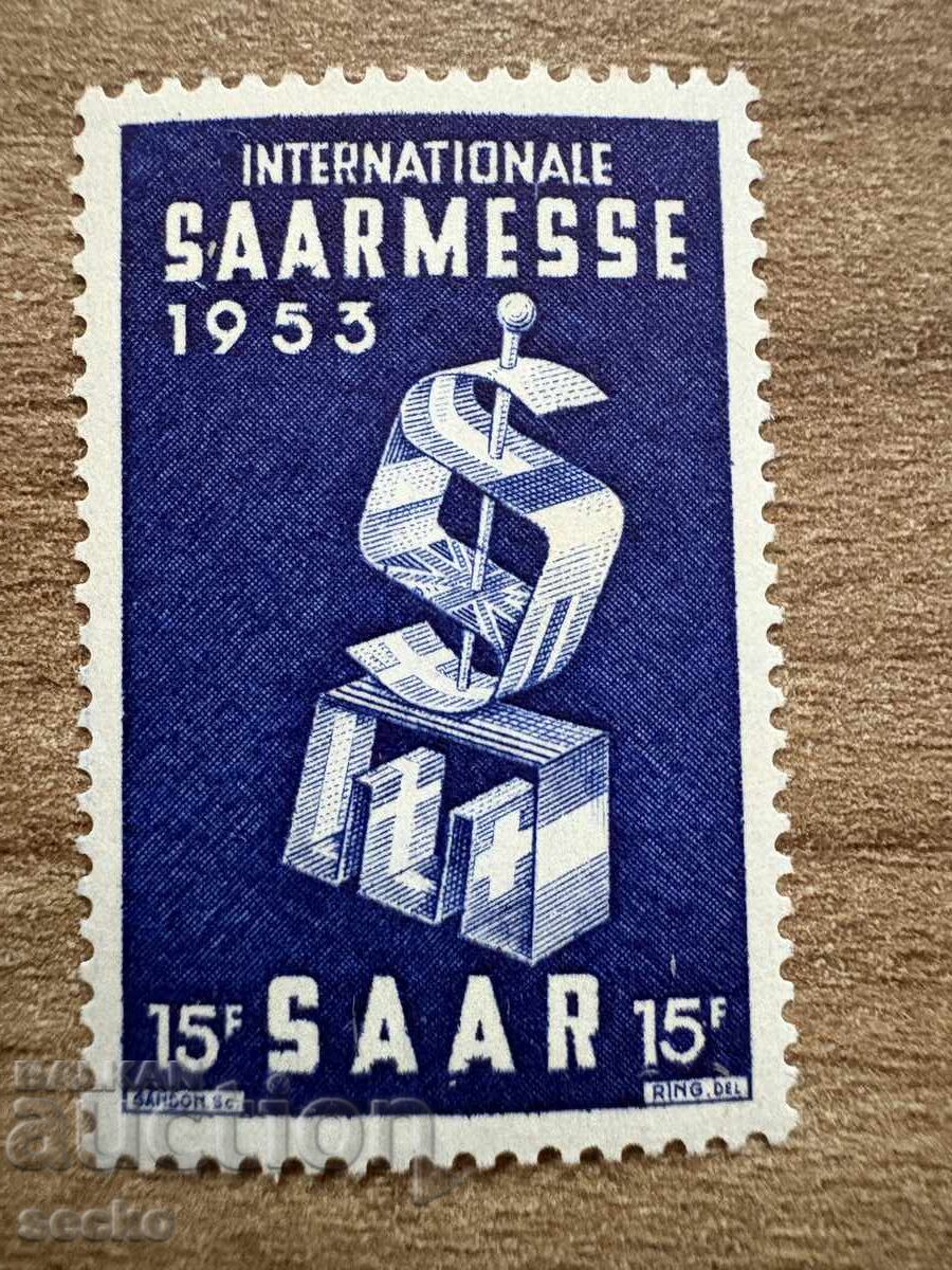 Germany/Saar - Saar Fair (1953) MH