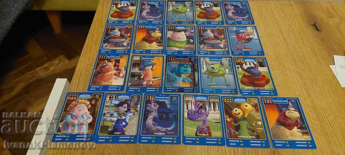Disney Stars Collector's Cards 21 pieces - 7 Disney Stars Collector's Cards 21 pieces - 7