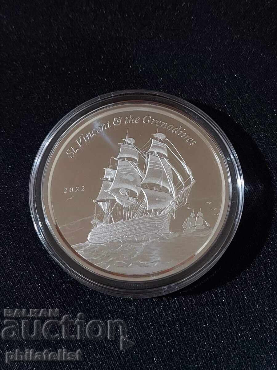 Saint Vincent and the Grenadines 2022 - Warship – 1 OZ